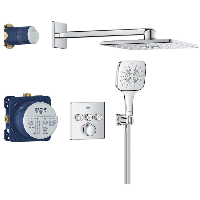 Душевая система Grohe Grohtherm 34864000 с термостатом цвет Хром