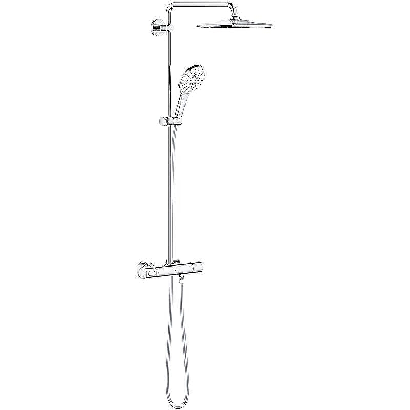 Душевая система Grohe Rainshower SmartActive 26647LS0 с термостатом Белая луна Хром