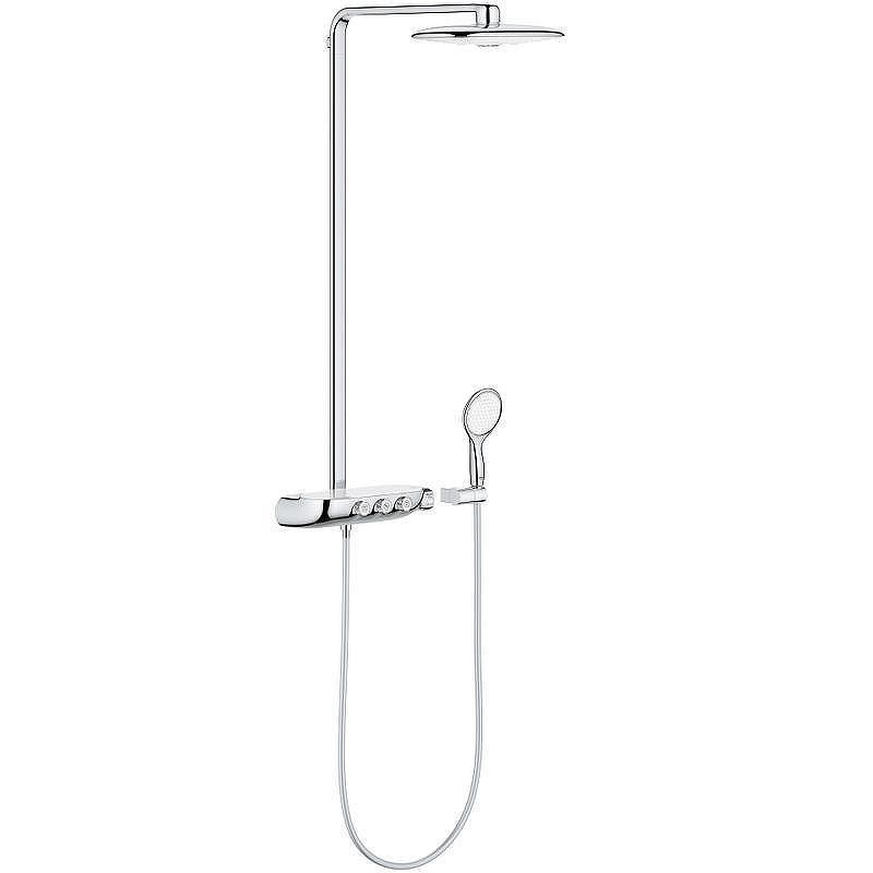 Душевая система Grohe Rainshower System 26250LS0 с термостатом Белая луна