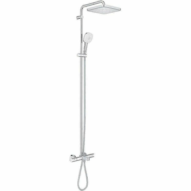 Душевая система Grohe Tempesta Cube 250 26691001 с термостатом Хром
