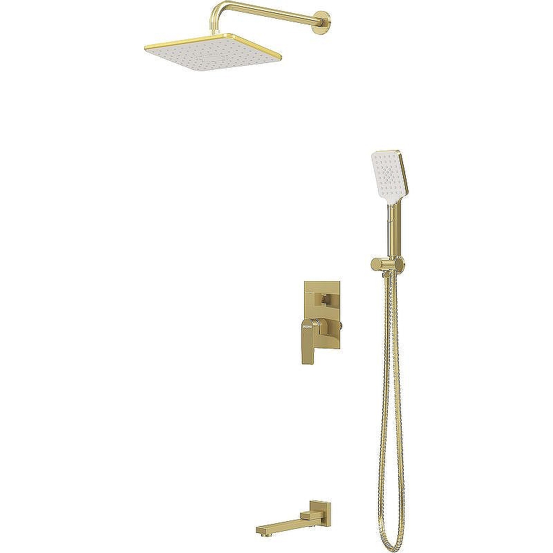 Душевая система Grossman Classic 501.K35.04.320 Золото брашированное