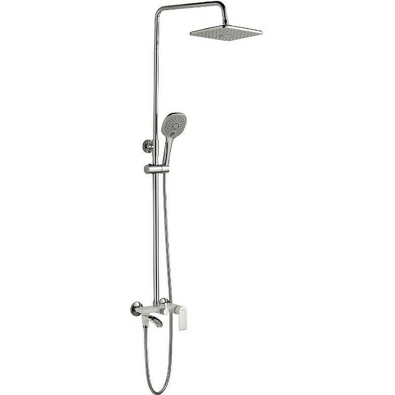 Душевая система Haiba HB23505-8 Хром Белая