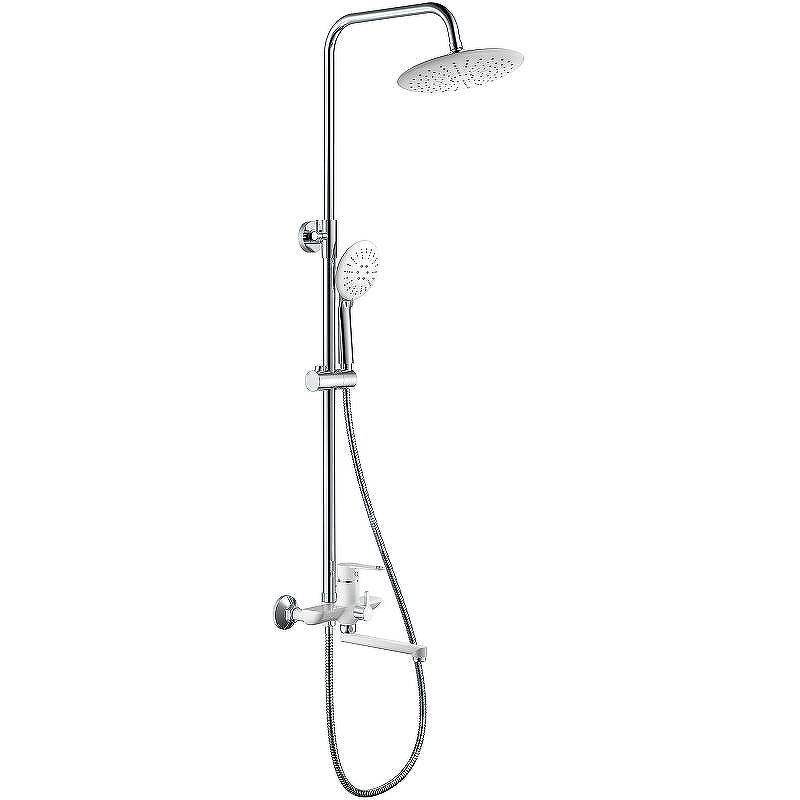 Душевая система Haiba HB24557-8 Белый Хром