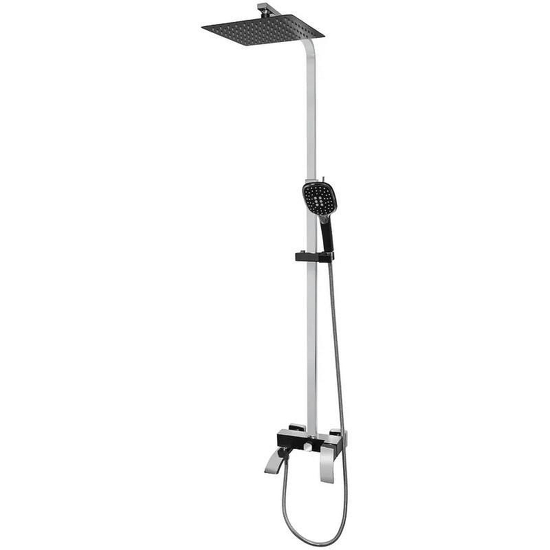 Душевая система Hansberge Cubito H5077BC Хром Черная