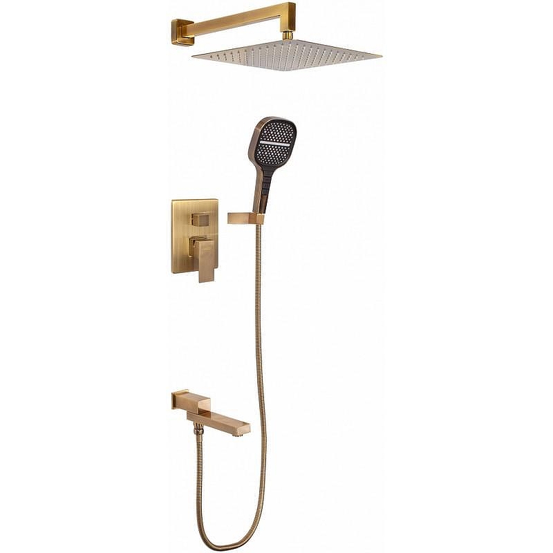 Душевая система Hansberge H6075BR Бронза
