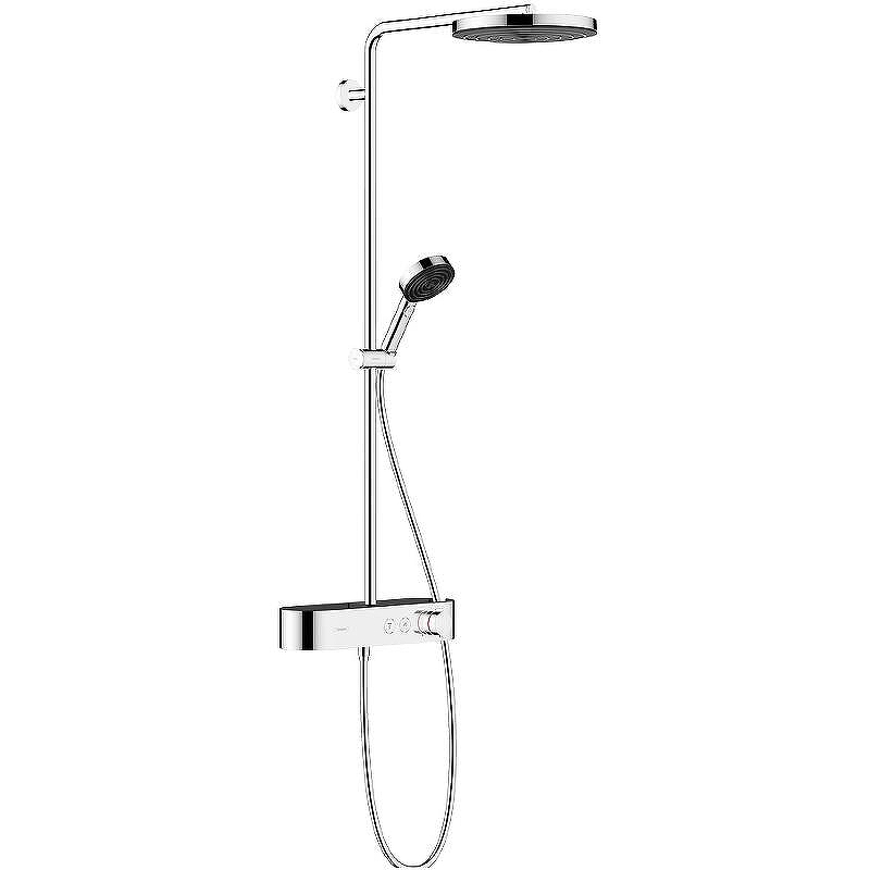 Душевая система Hansgrohe Pulsify S Showerpipe 260 1jet 24220000 с термостатом Хром