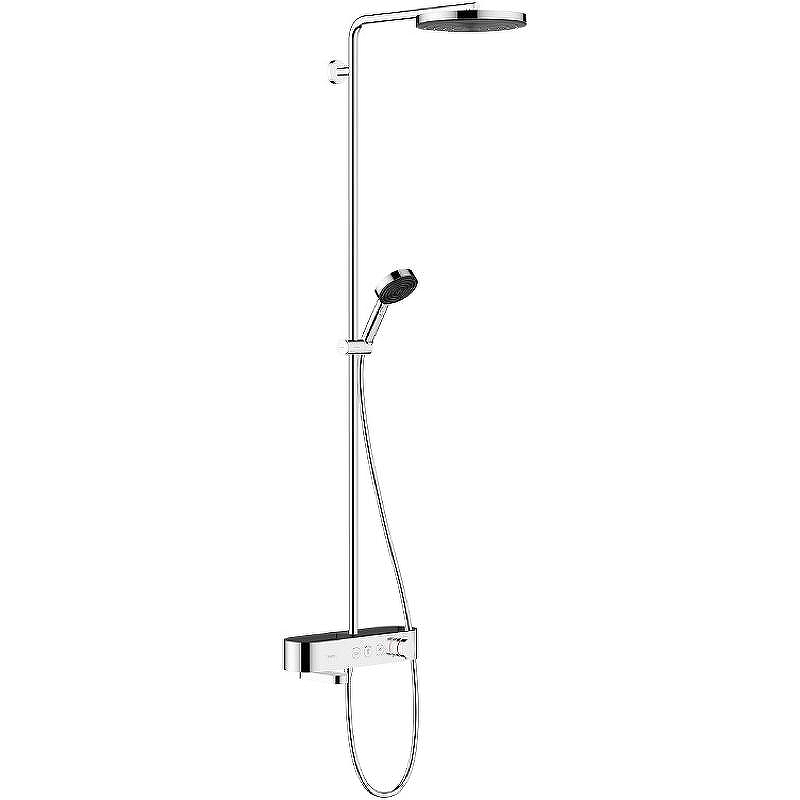 Душевая система Hansgrohe Pulsify S Showerpipe 260 1jet 24230000 с термостатом Хром