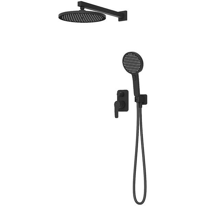 Душевая система Iddis Optima Home OPHBL02i67 Черная матовая