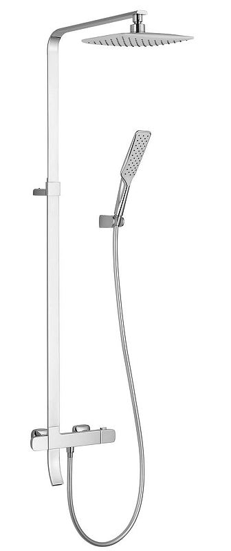 Душевая система Kaiser Zinger 35282 с термостатом цвет Хром Белый