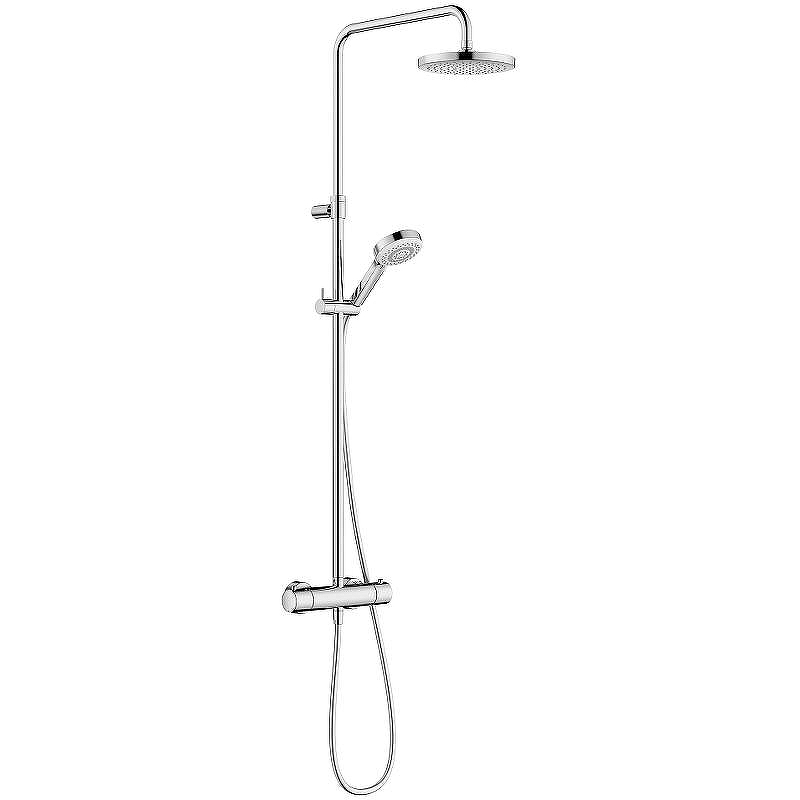 Душевая система Kludi Dive Dual Shower System 6807905-00 с термостатом Хром