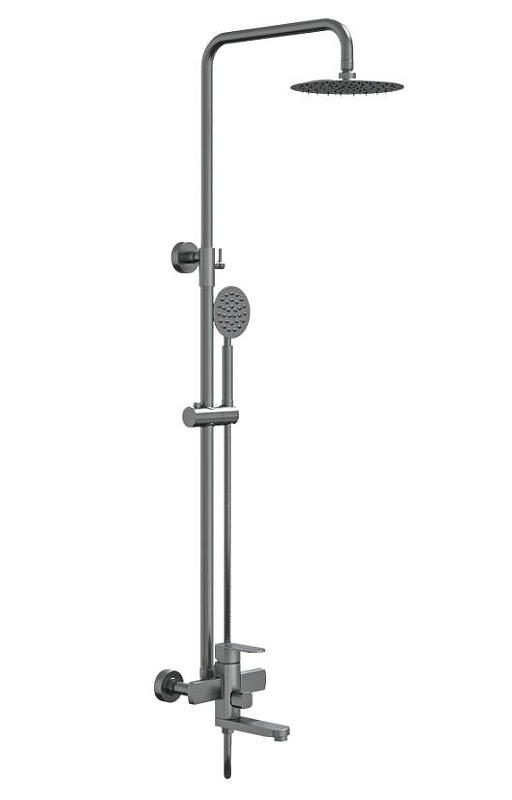 Душевая система Knotlor Streamline SS-10 цвет Матовая сталь