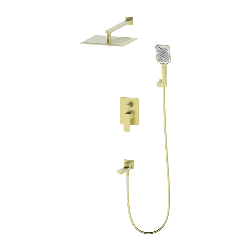 Душевая система Oliveeka D OL-939003-BG цвет Золото матовое