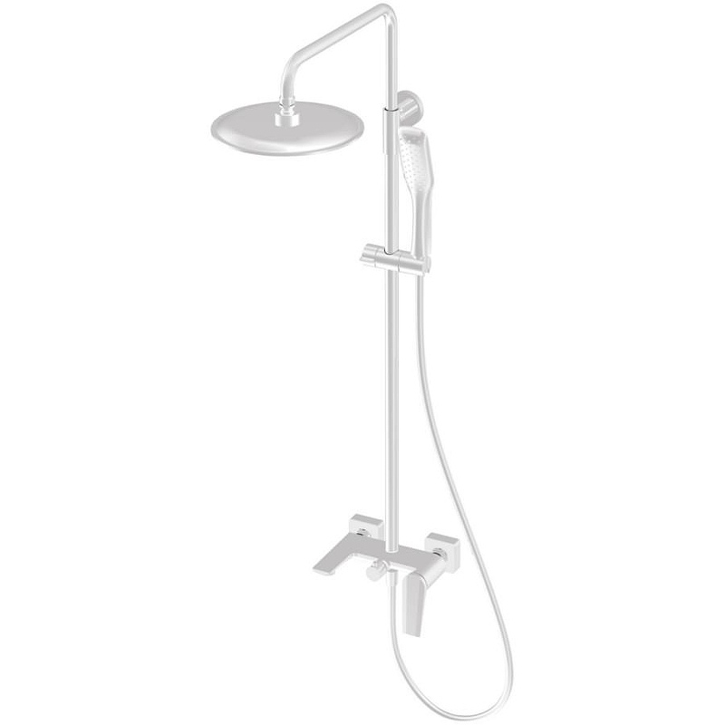 Душевая система Olive's Viar 28511VRW Белая матовая