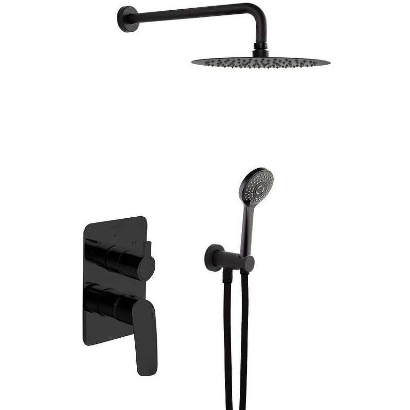 Душевая система Ramonsoler New Fly K5715021NM Черная матовая