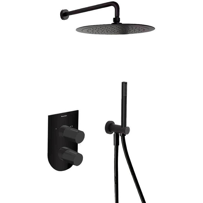 Душевая система Ramonsoler Tzar K3415021NM Черная матовая