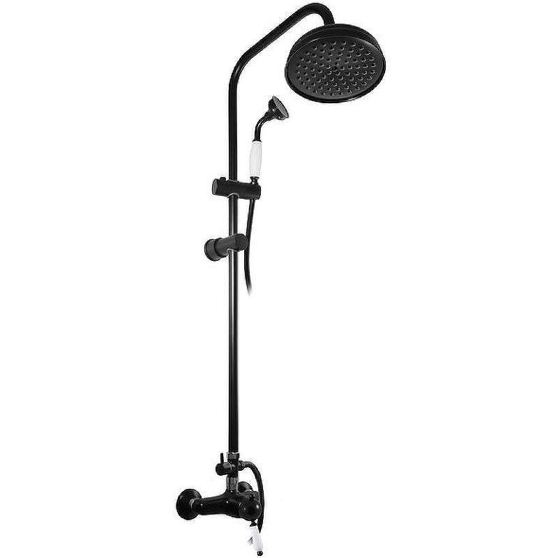 Душевая система Rav Slezak Labe L581.5/3CMATC Черный матовый