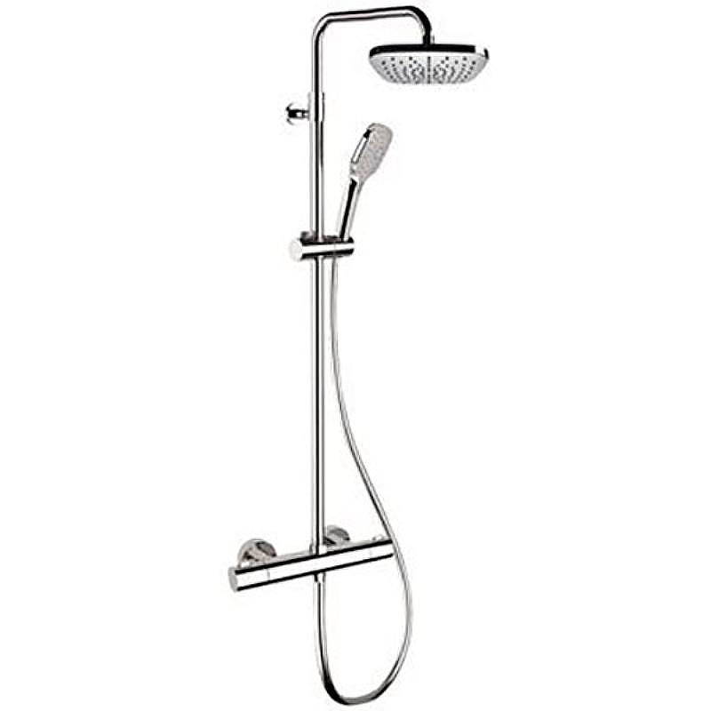 Душевая система Remer Elegance EQ32A8CPAD20 с термостатом Хром