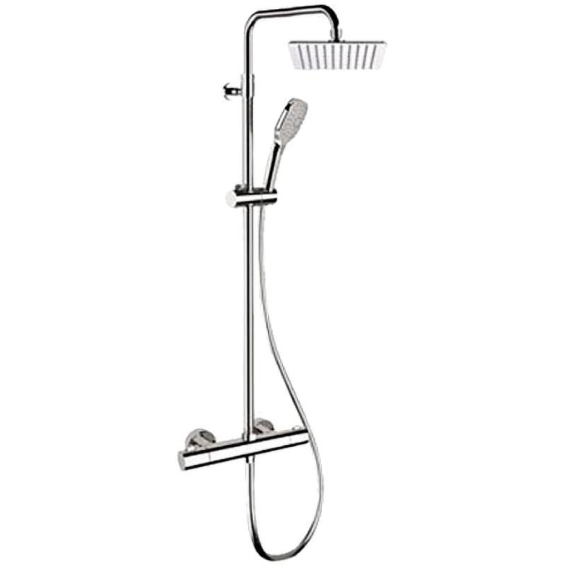 Душевая система Remer Elegance EQ32A8CPUFD25 с термостатом Хром