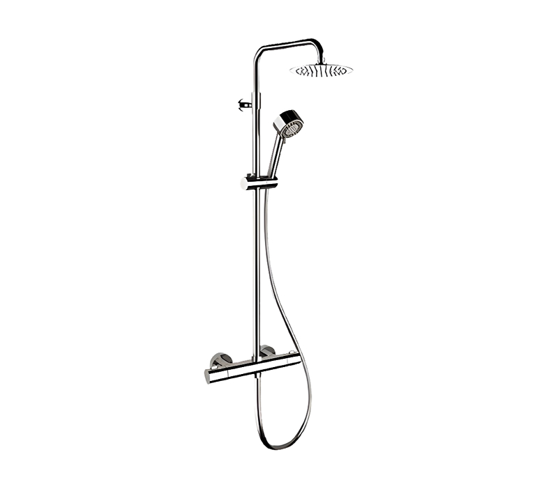Душевая система Remer Elegance EQ32AUFM20 с термостатом цвет Хром