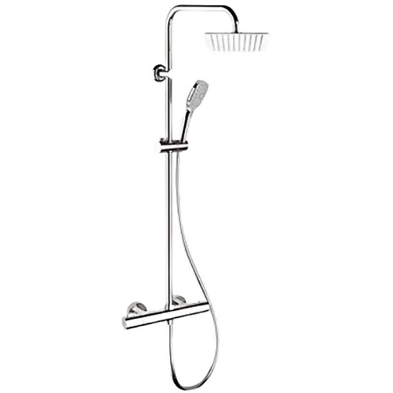 Душевая система Remer Elegance EQ32X8CPUFD25 с термостатом Хром