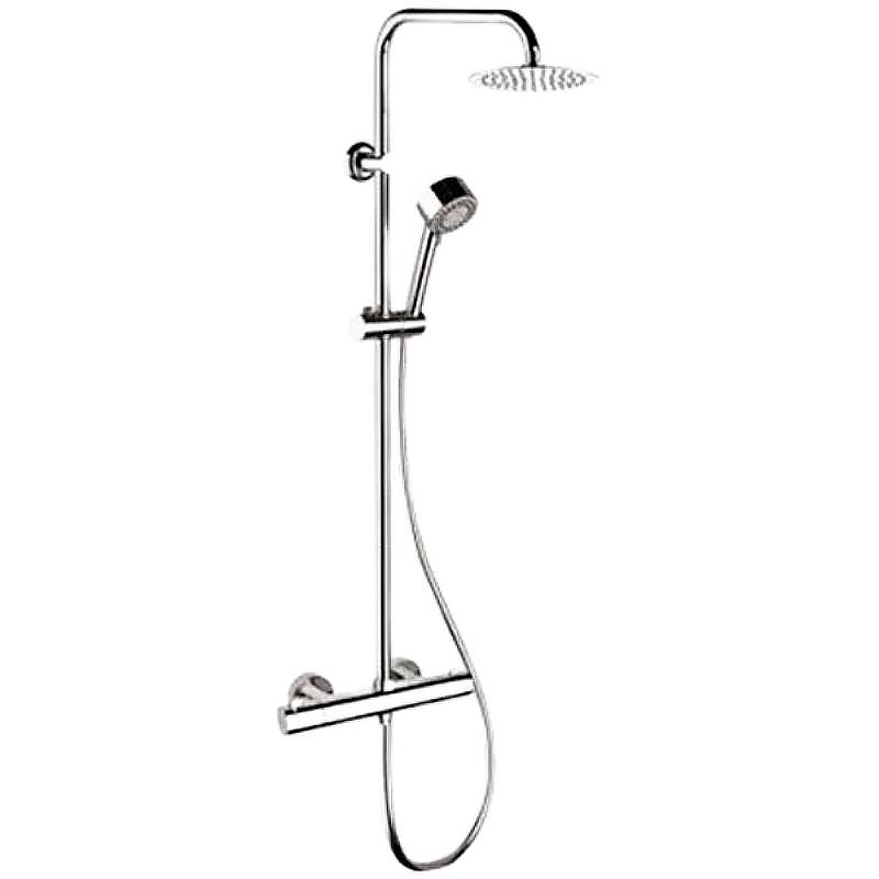 Душевая система Remer Elegance EQ32XUFM25 с термостатом Хром