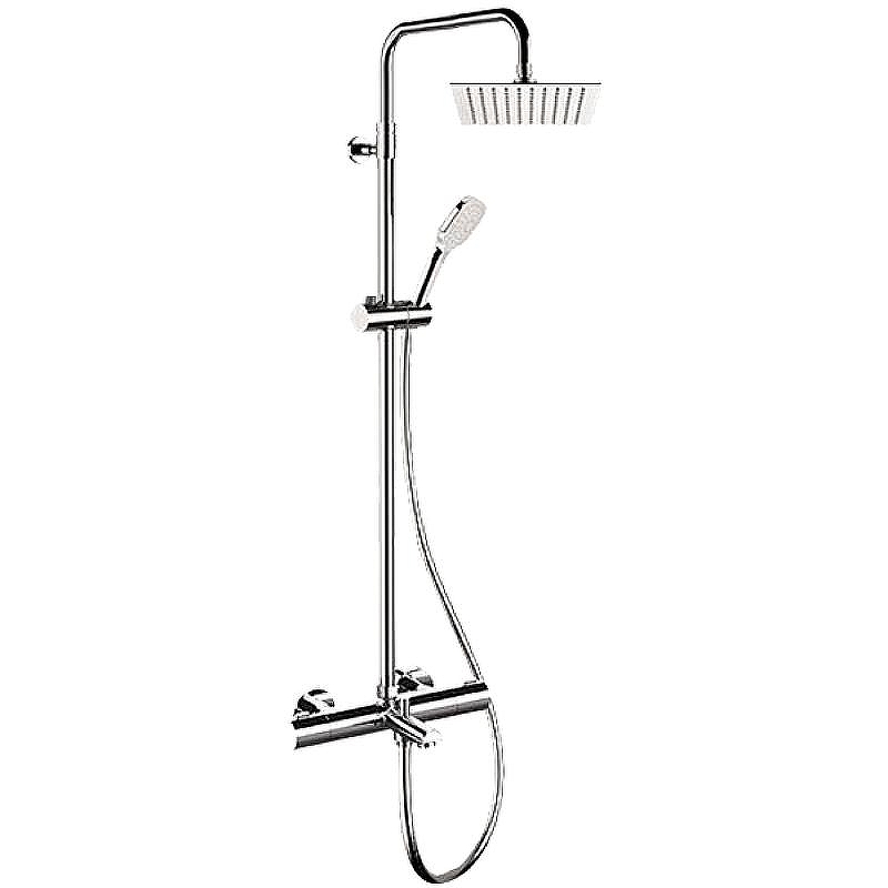 Душевая система Remer Elegance EQ34A8CPUFS25G с термостатом Хром