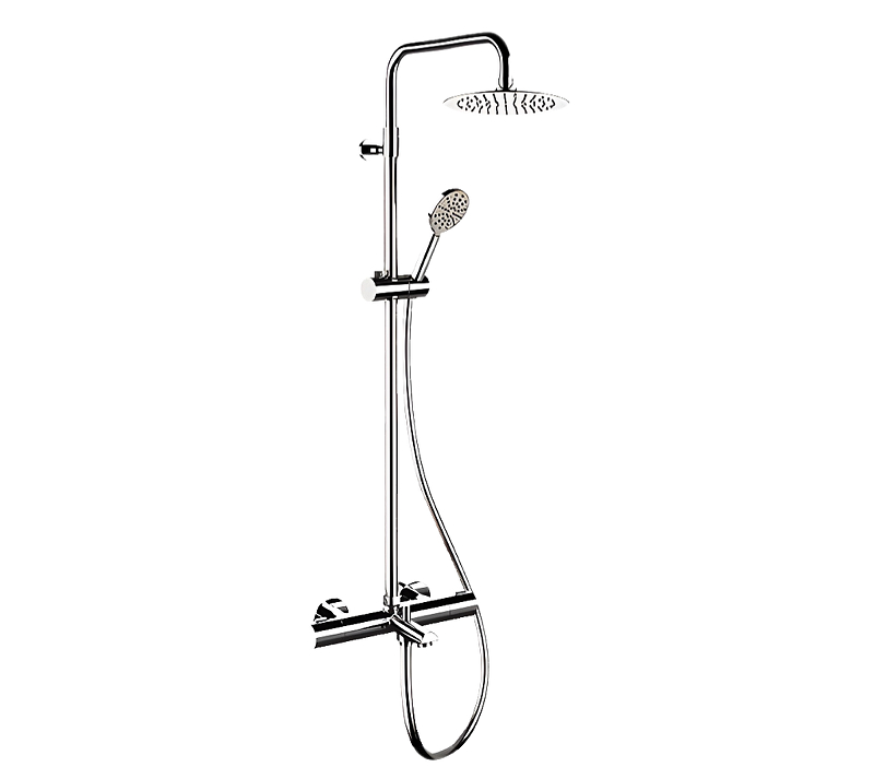 Душевая система Remer Elegance EQ34A8MPUFM25G с термостатом цвет Хром