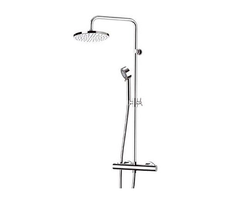 Душевая система Remer Elegance EQ37330FG с термостатом цвет Хром