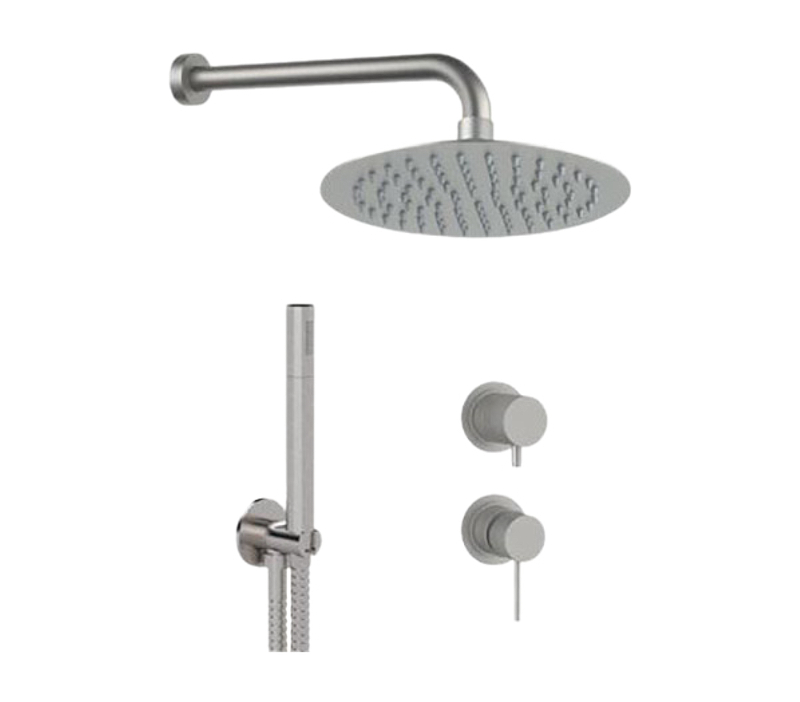 Душевая система Remer X-Style Inox SSX92PS02UFM25 цвет Нержавеющая сталь