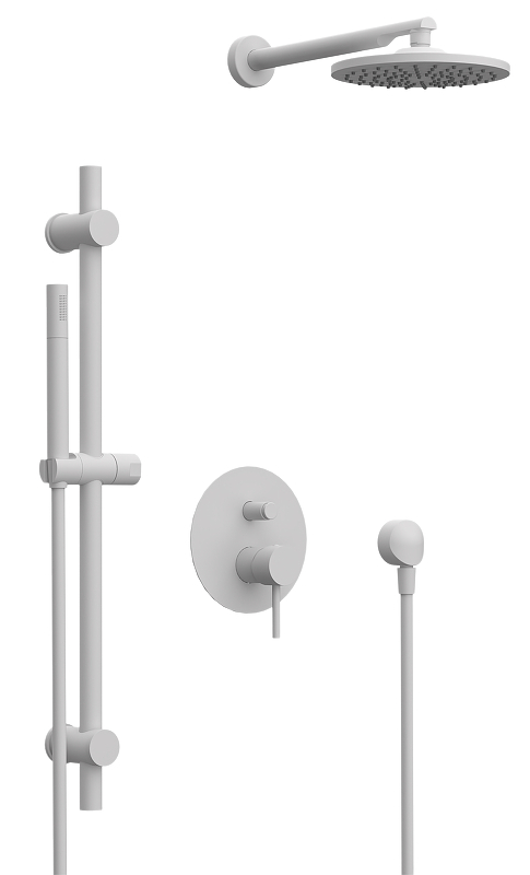 Душевая система Remer X-Style X09S01OBO цвет Белый матовый