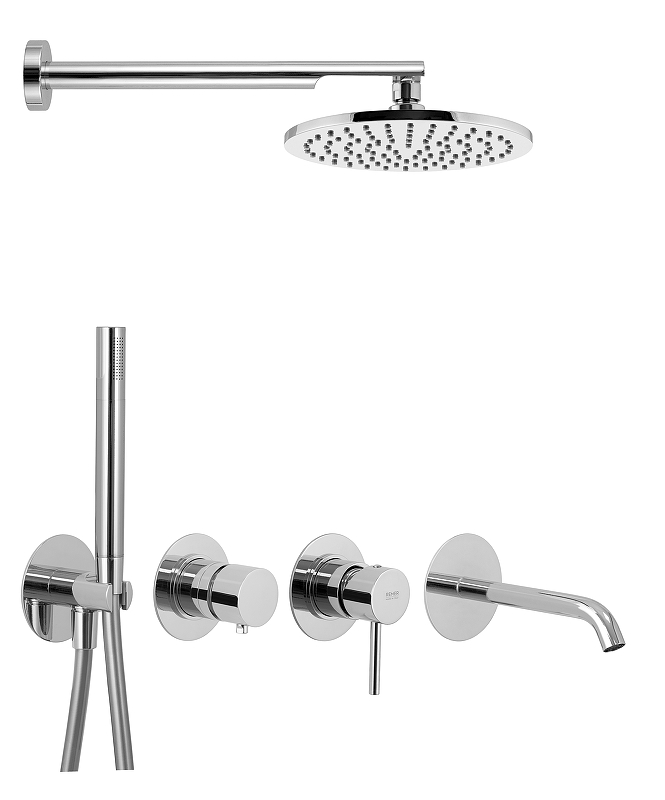 Душевая система Remer X-Style X96D3SET цвет Хром