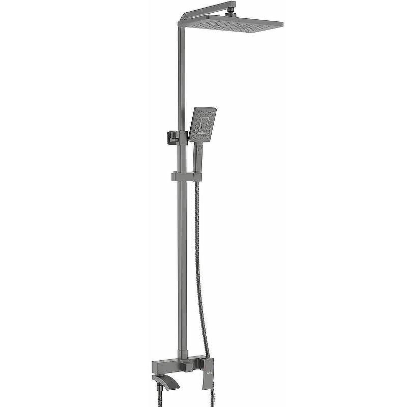 Душевая система Rose R15T R1556T Оружейная сталь