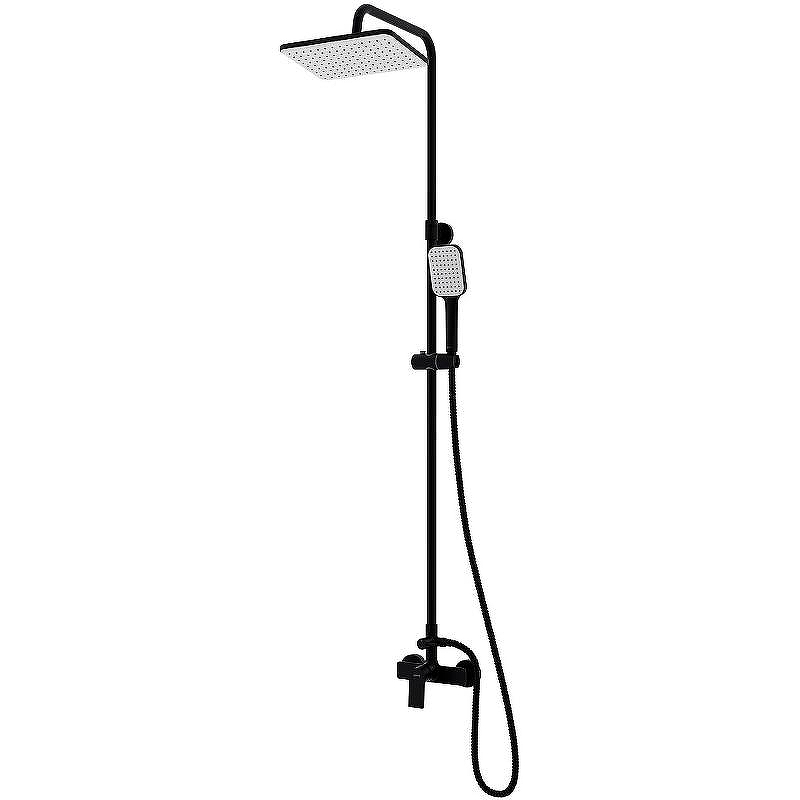 Душевая система Royce Cube RCS-120603BL Черная матовая