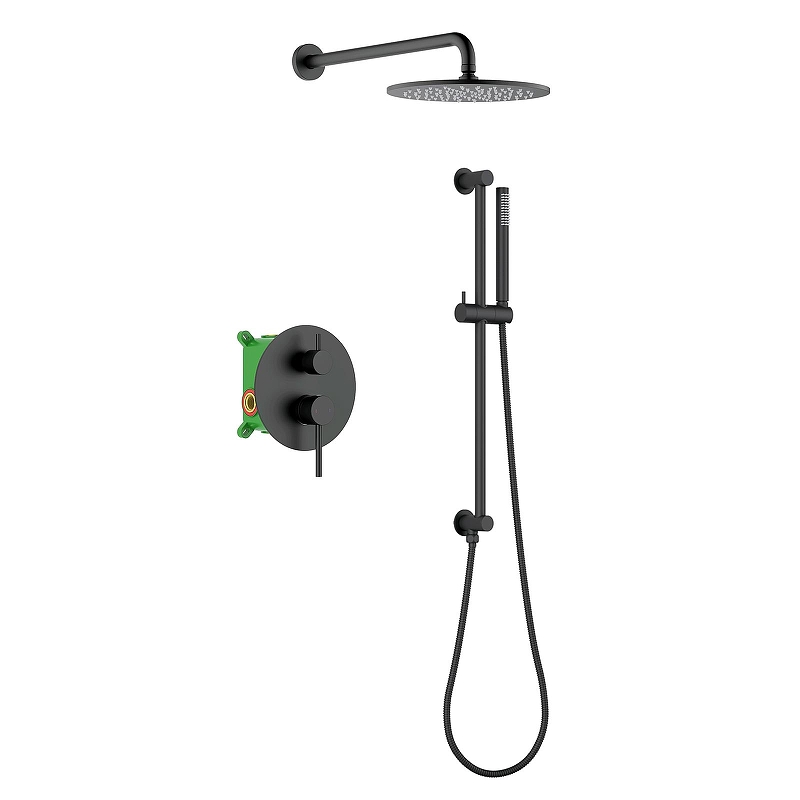 Душевая система Timo Saona SX-2309/03SM цвет Черный матовый