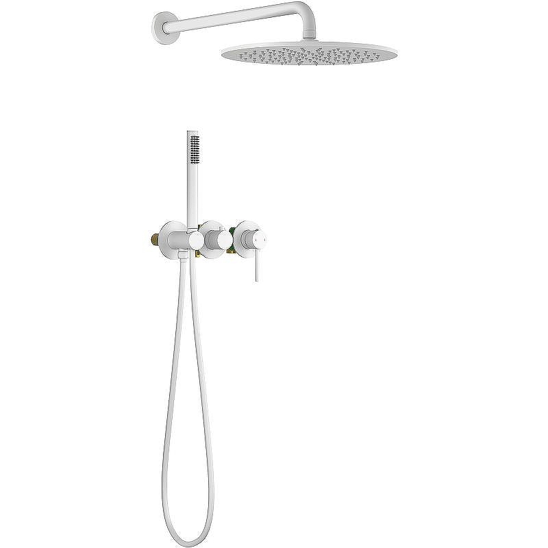 Душевая система Timo Saona SX-2349/16SM Белая матовая