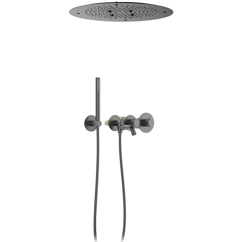 Душевая система Timo Saona SX-2358/18SM с термостатом Черное золото