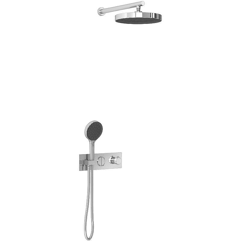 Душевая система Vincea Inspire VSFW-422TI2CH с термостатом Хром