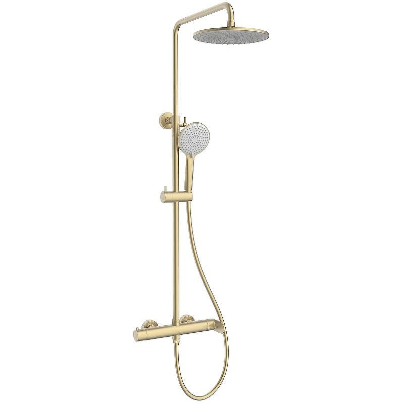 Душевая система Vincea Rondo VSFS-1R0BG Брашированное золото