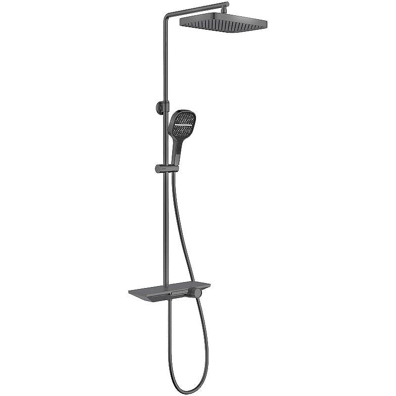 Душевая система Vincea VSFS-411GM Вороненая сталь