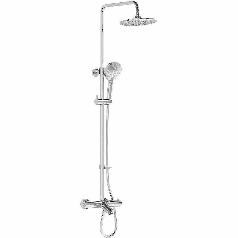 Душевая система Vitra Aquaheat Joy A47208EXP с термостатом Хром