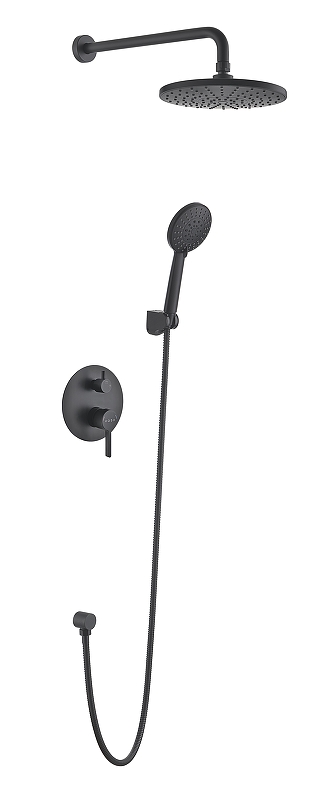 Душевая система Voda Vessel VSLB Set_3in1 цвет Черный