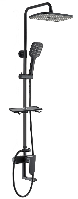 Душевая система Voda VST112Black цвет Черный