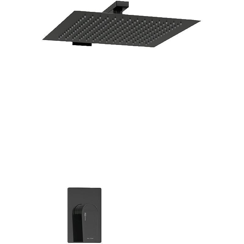 Душевая система WasserKRAFT Glan А66181 Черный глянец