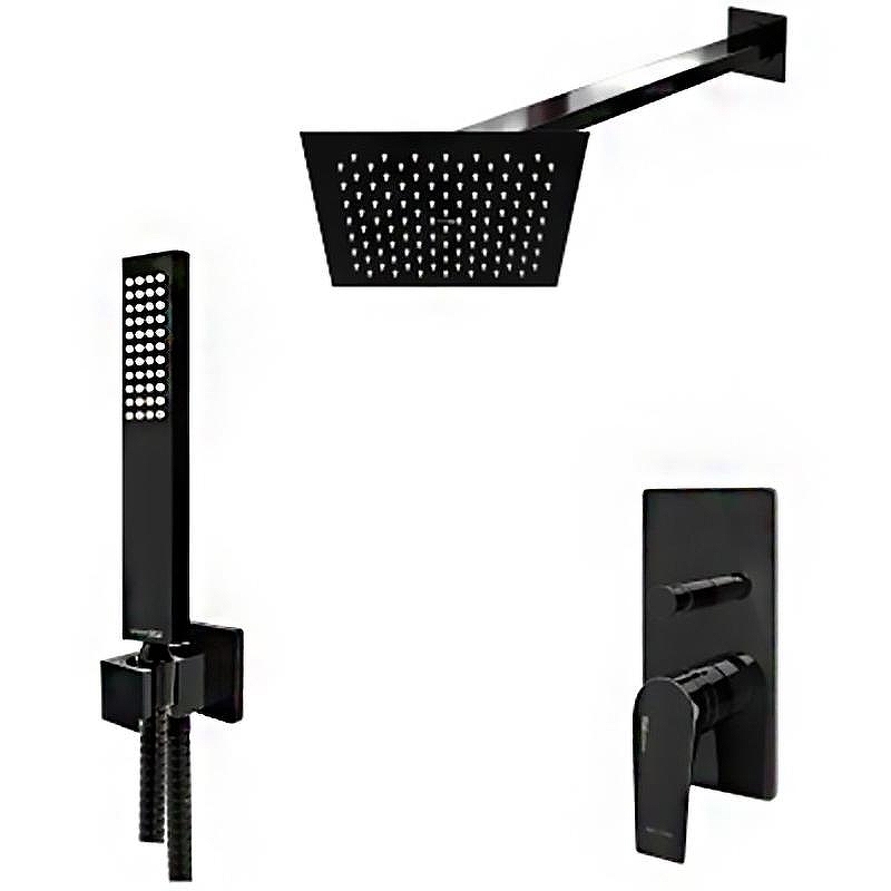 Душевая система WasserKRAFT Glan А66209 Черный глянец