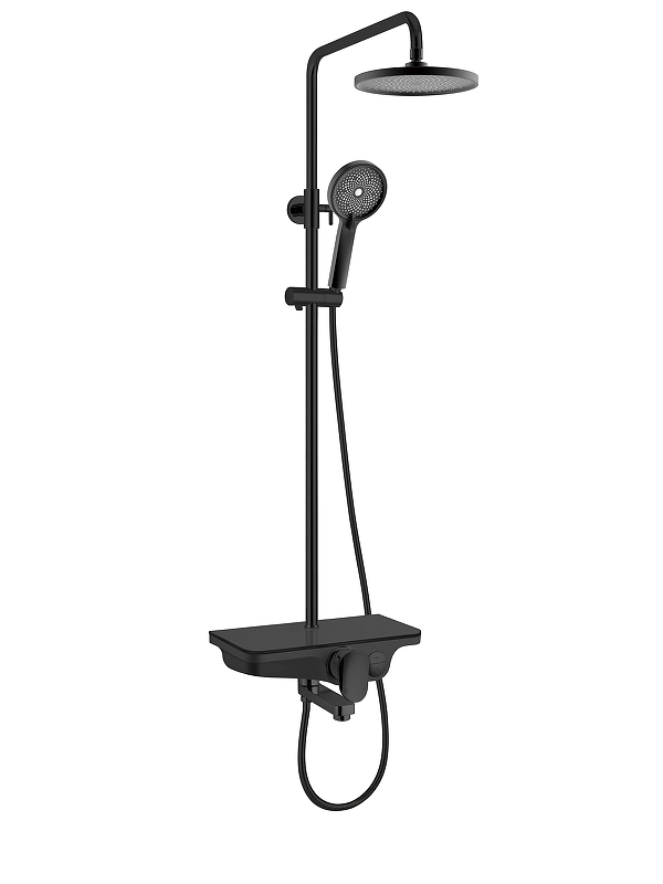 Душевая система WeltWasser WW DP 1020 BL 10000003186 Черный матовый
