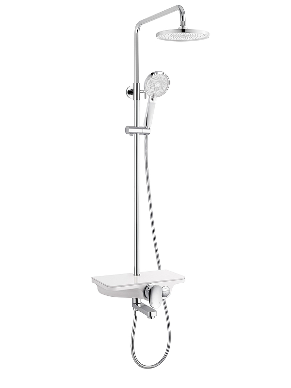 Душевая система WeltWasser WW DP 1020 WT 10000003185 Хром Белый