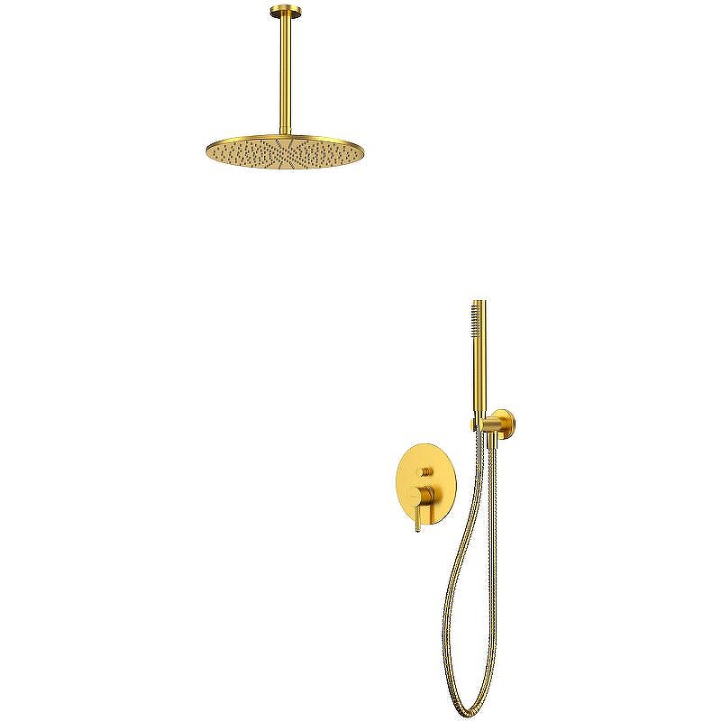 Душевая система Whitecross Y brushed gold YSET12GLB Брашированное золото