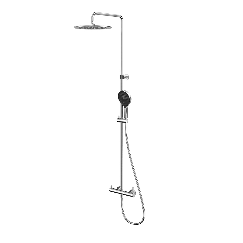 Душевая система Whitecross Y brushed nickel Y1244TOPNIB цвет Никель брашированный