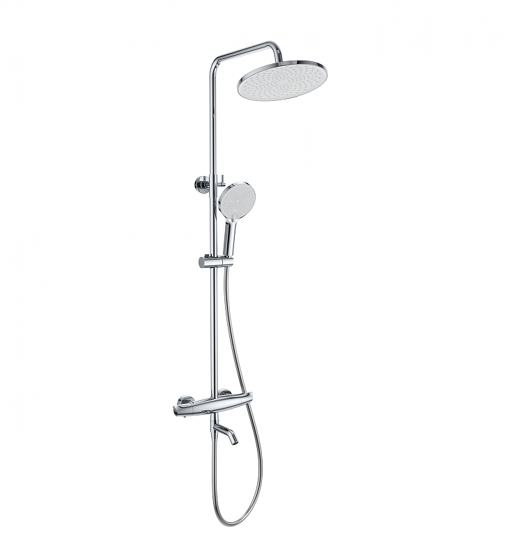 Душевая система Wonzon & Woghand Capsule WW-B3031-A2-CR с термостатом цвет Хром