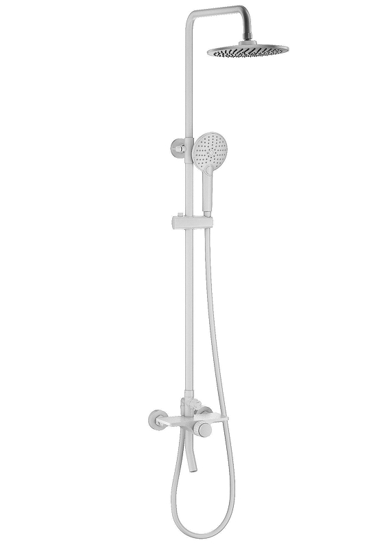 Душевая система Wonzon & Woghand Click WW-N3S962-MW цвет Белый матовый